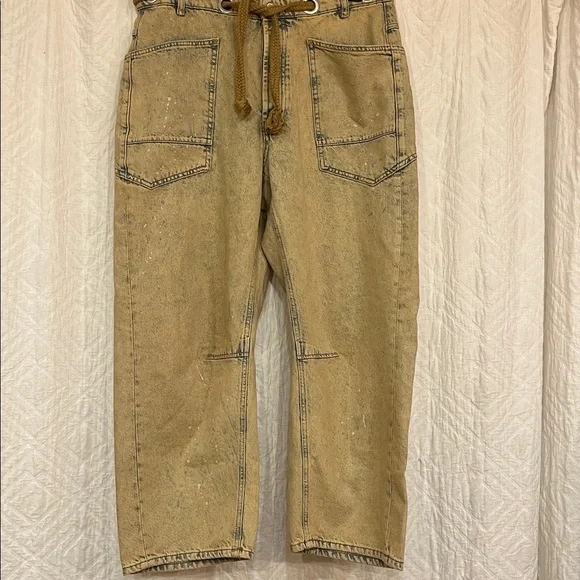 NWOT Free People We The Free Moxie Pull On Barrel Jeans - Picture 9 of 15